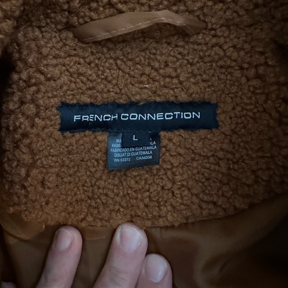 French Connection Teddy Coat Large - image 3